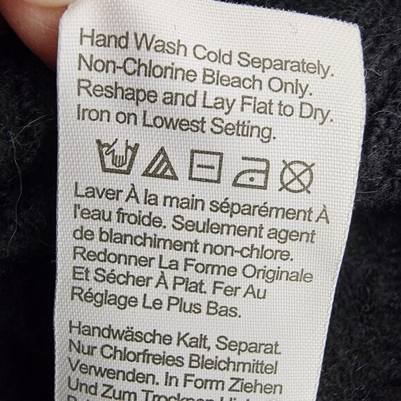 J. Crew Womens Turtleneck Sweater Supersoft Yarn Small Black Wool Alpaca BD143 - Picture 10 of 12